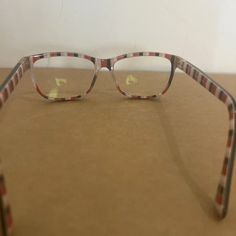KATE SPADE Frames W Case NEW YORK CALLEY 807 BLACK RED PINK  So Happy To See You - Picture 4 of 16